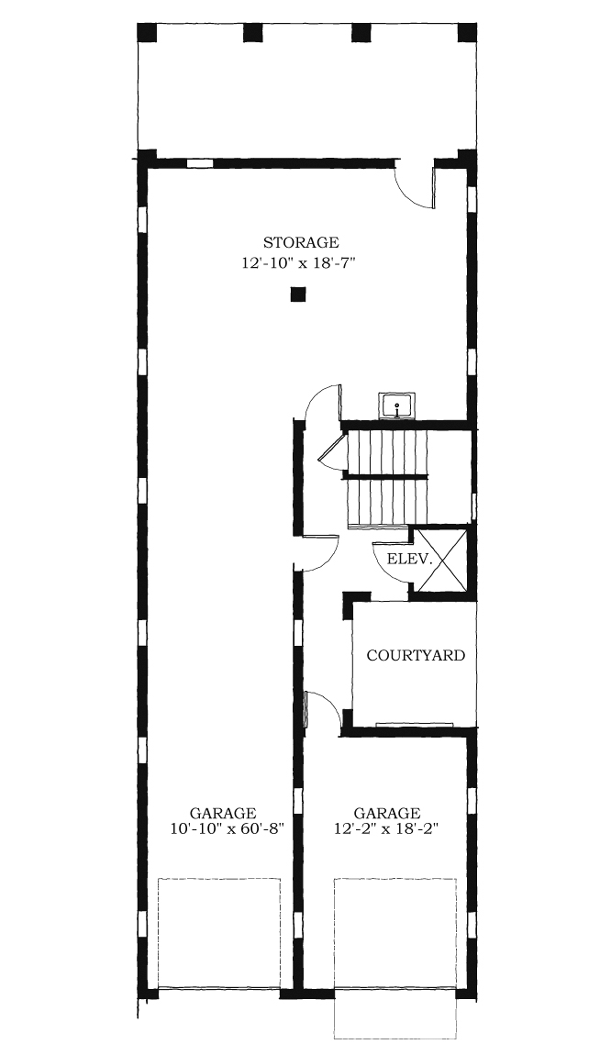 House Plan 73724 Level One