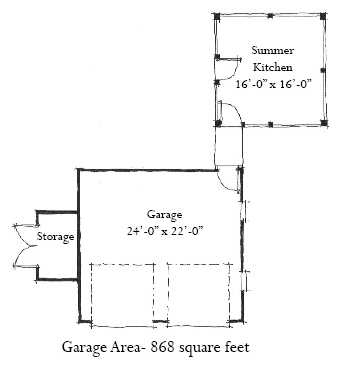 Garage Plan 73756 - 2 Car Garage Apartment Level One