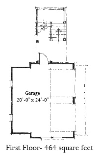 Garage Plan 73796 - 2 Car Garage Apartment Level One