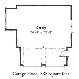 Garage Plan 73804 - 2 Car Garage Level One