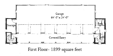 Garage Plan 73820 - 6 Car Garage Apartment Level One