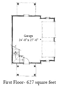 Garage Plan 73826 - 2 Car Garage Level One