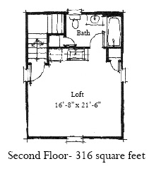 Garage Plan 73828 - 1 Car Garage Apartment Level Two