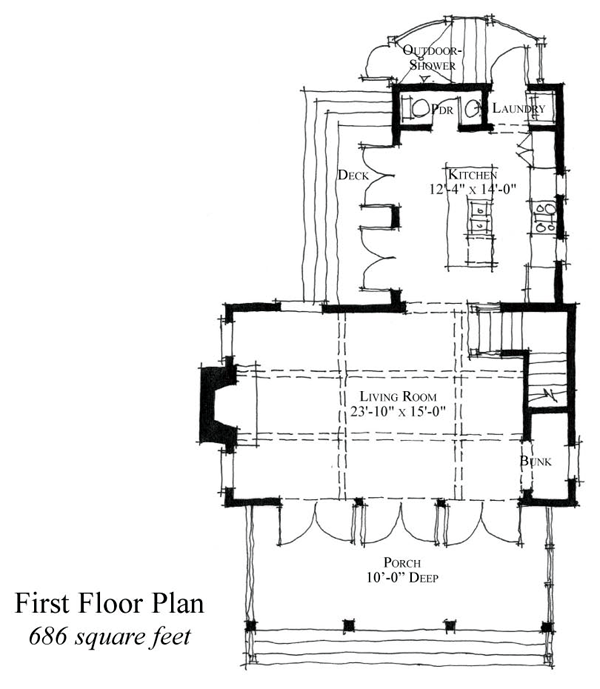 House Plan 73834 Level One