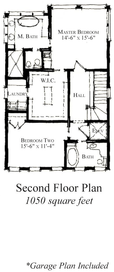 House Plan 73892 Level Two