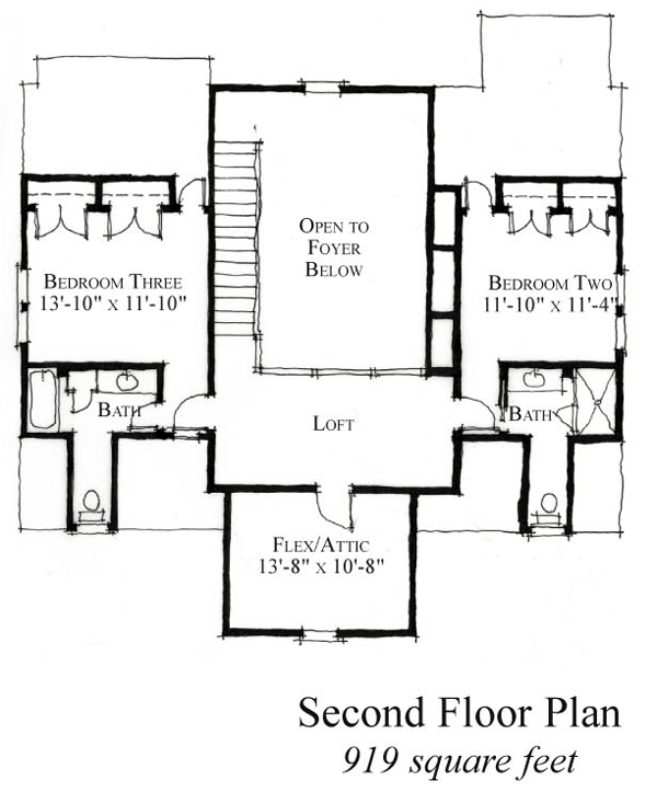 House Plan 73907 Level Two