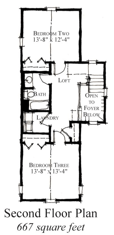 House Plan 73908 Level Two
