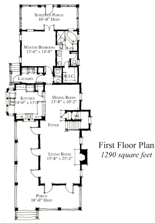 House Plan 73912 Level One