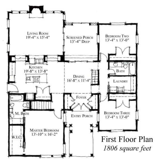 House Plan 73918 Level One