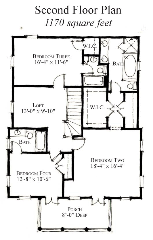 House Plan 73920 Level Two
