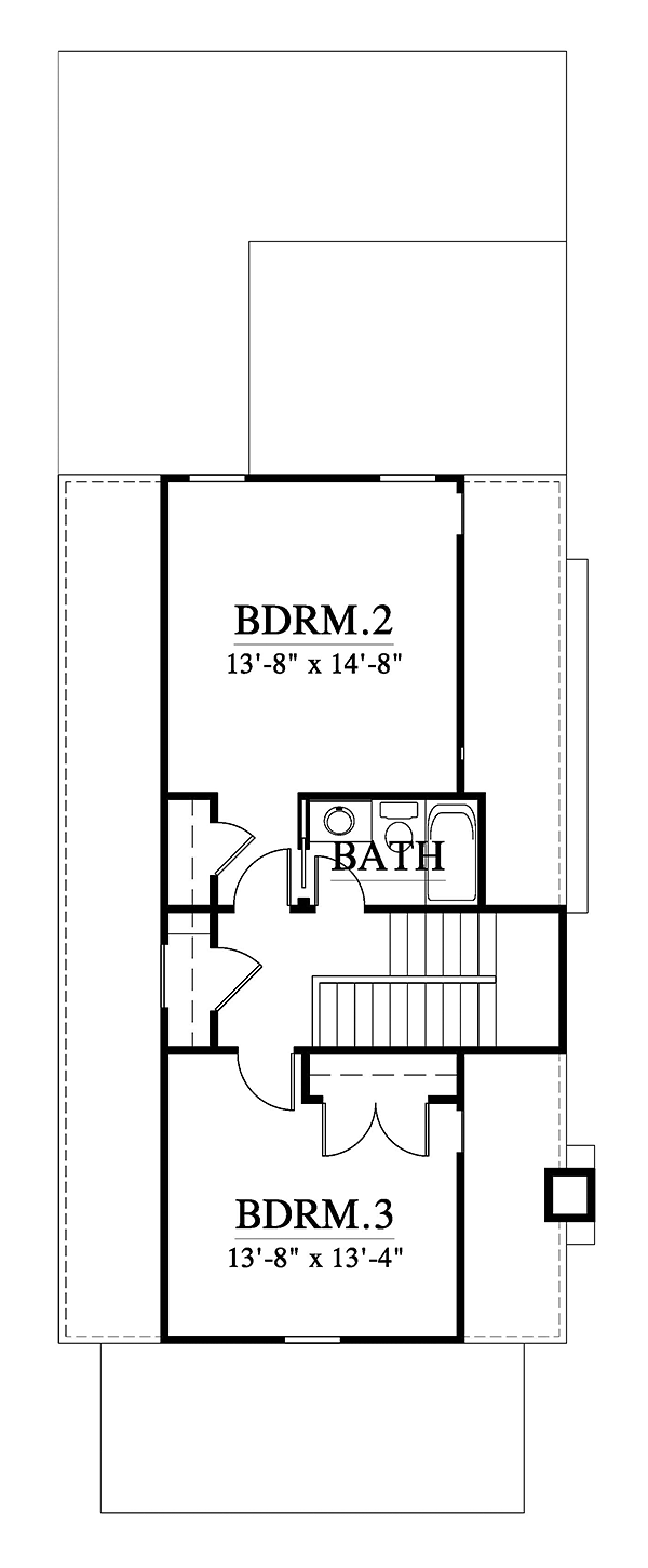 House Plan 73930 Level Two
