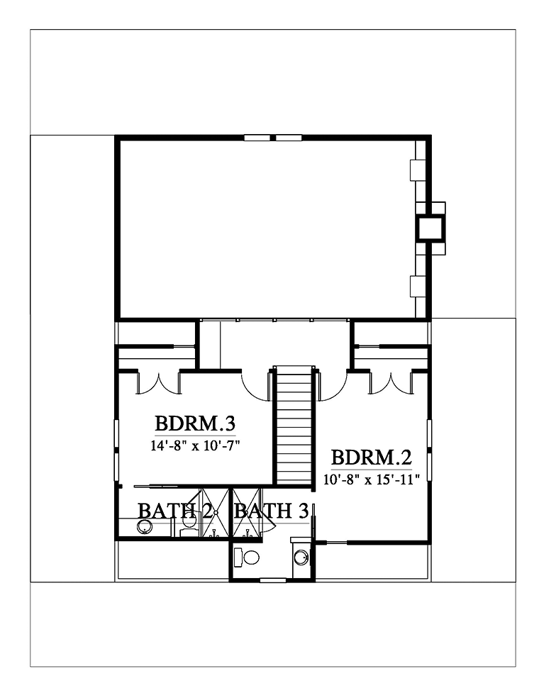 House Plan 73942 Level Two