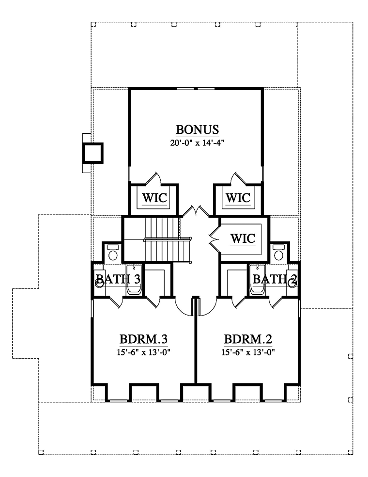 House Plan 73946 Level Two