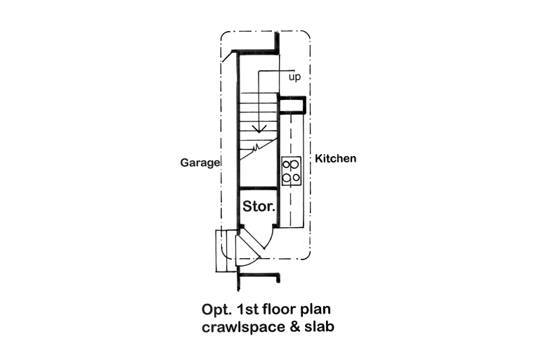House Plan 74007 Alternate Level One