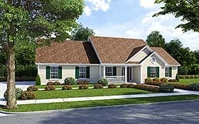 Plan 74007 - 1430 Square Feet