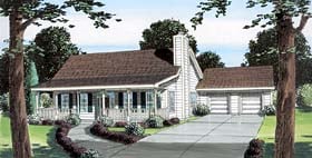 Plan 74008 - 1492 Square Feet