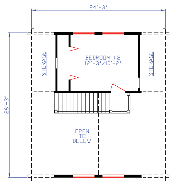 House Plan 74104 Level Two