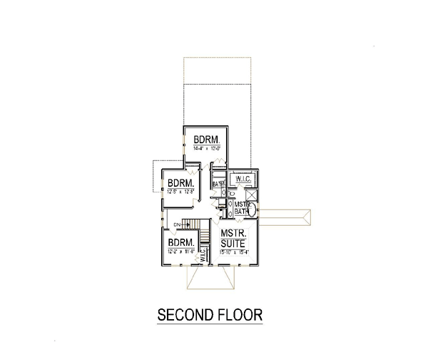 House Plan 74419 Level Two