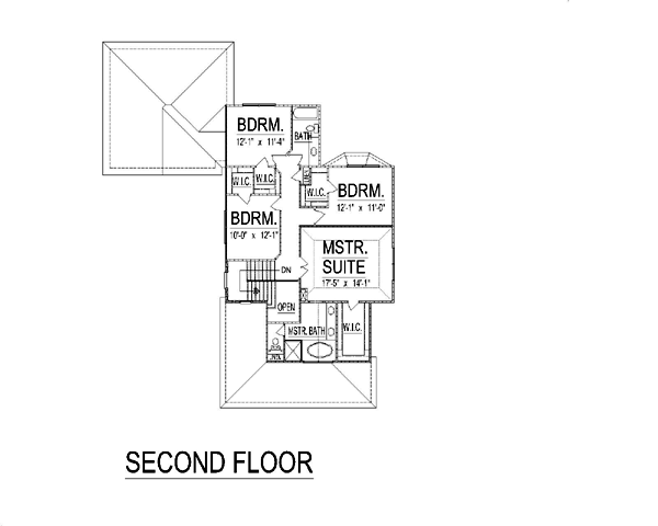 House Plan 74421 Level Two