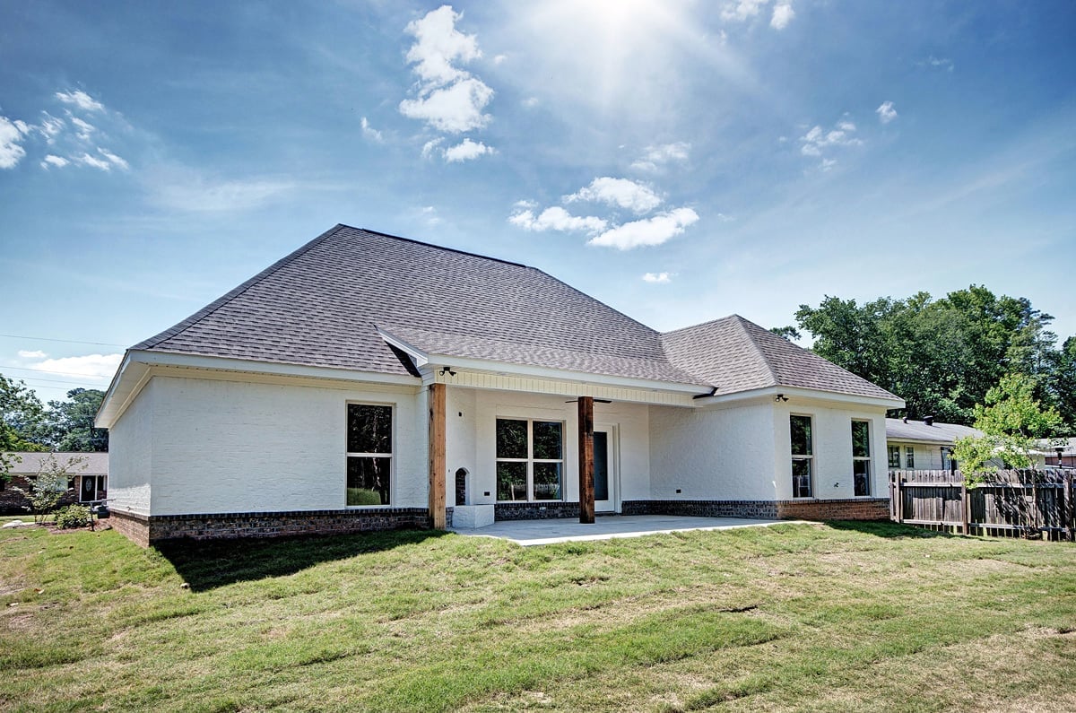 House Plan 74651 Rear Elevation