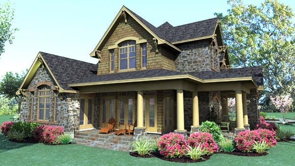 Country, Craftsman, Tuscan Plan with 2552 Sq. Ft., 3 Bedrooms, 3 Bathrooms, 2 Car Garage Picture 6