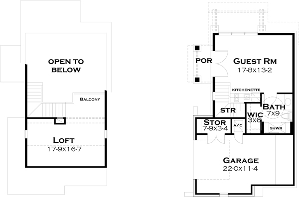 House Plan 75132 Alternate Level One