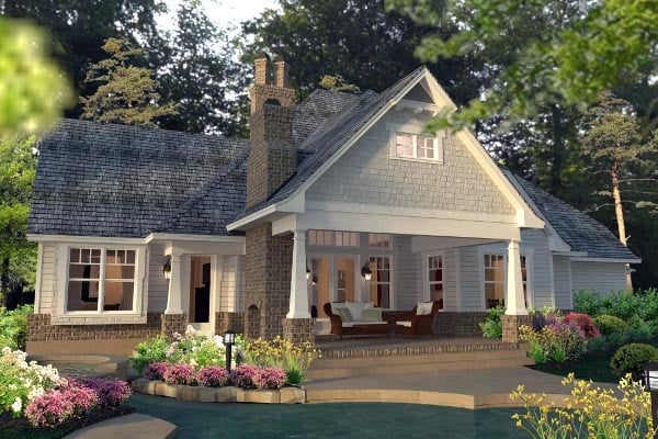 Country, Farmhouse, Southern, Traditional, Victorian Plan with 2575 Sq. Ft., 3 Bedrooms, 3 Bathrooms, 3 Car Garage Picture 4