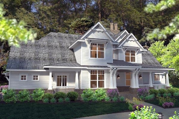 Country, Farmhouse, Southern, Traditional, Victorian Plan with 2575 Sq. Ft., 3 Bedrooms, 3 Bathrooms, 3 Car Garage Picture 7