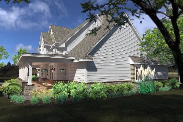 Country, Farmhouse, Southern Plan with 2414 Sq. Ft., 3 Bedrooms, 3 Bathrooms, 2 Car Garage Picture 5