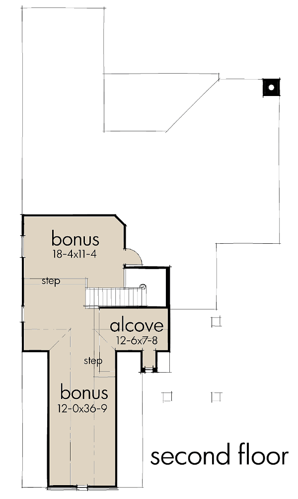 House Plan 75141 Level Two