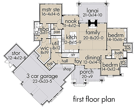 First Level Plan