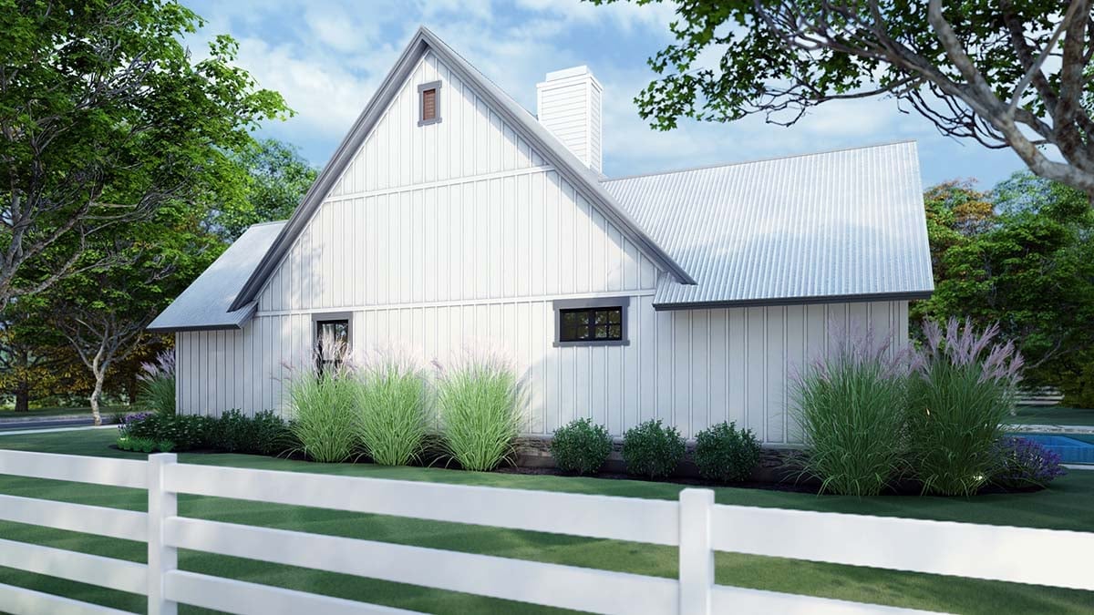 Cottage, Farmhouse, New American Style, Southern, Traditional Plan with 1988 Sq. Ft., 3 Bedrooms, 3 Bathrooms, 2 Car Garage Picture 2