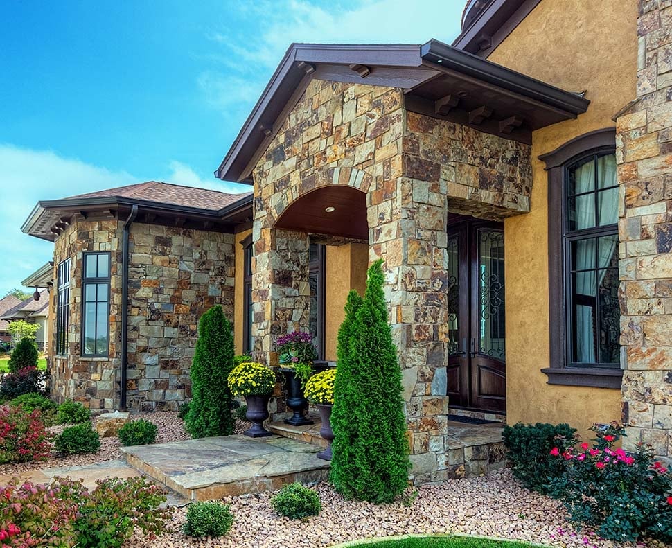 Mediterranean, Ranch, Southwest Plan with 9303 Sq. Ft., 5 Bedrooms, 8 Bathrooms, 4 Car Garage Picture 2