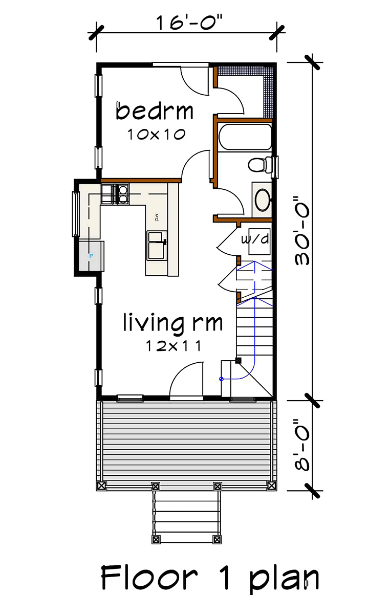 House Plan 75510 Level One