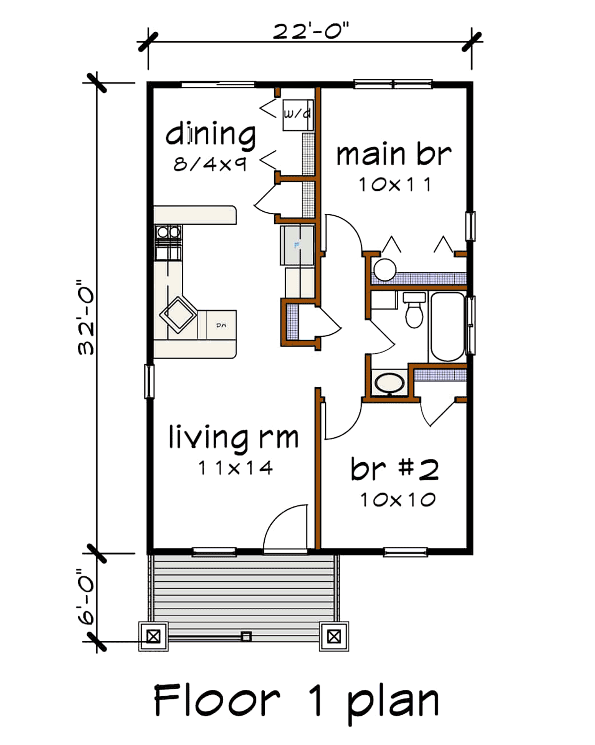 House Plan 75511 Level One