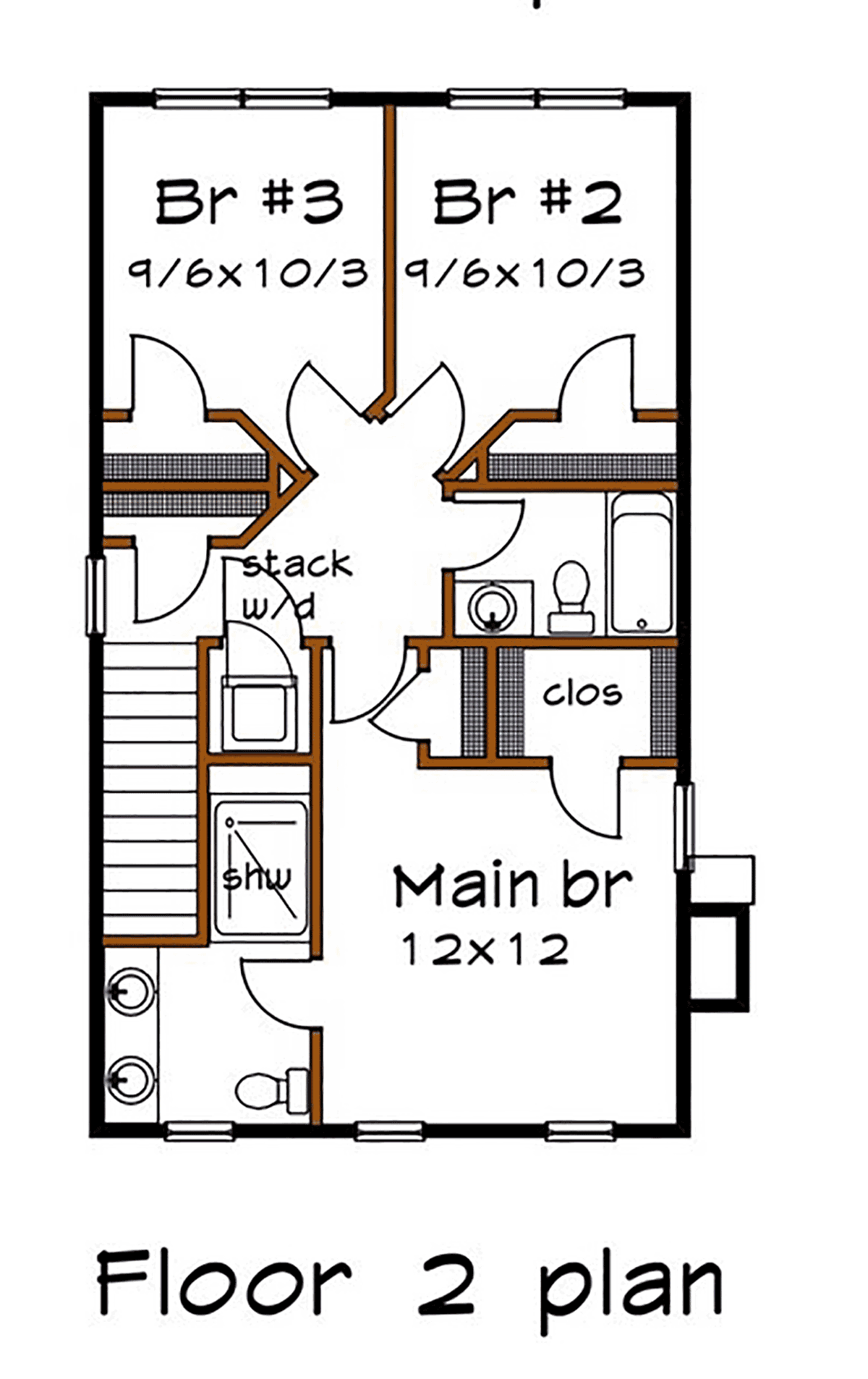 House Plan 75563 Level Two