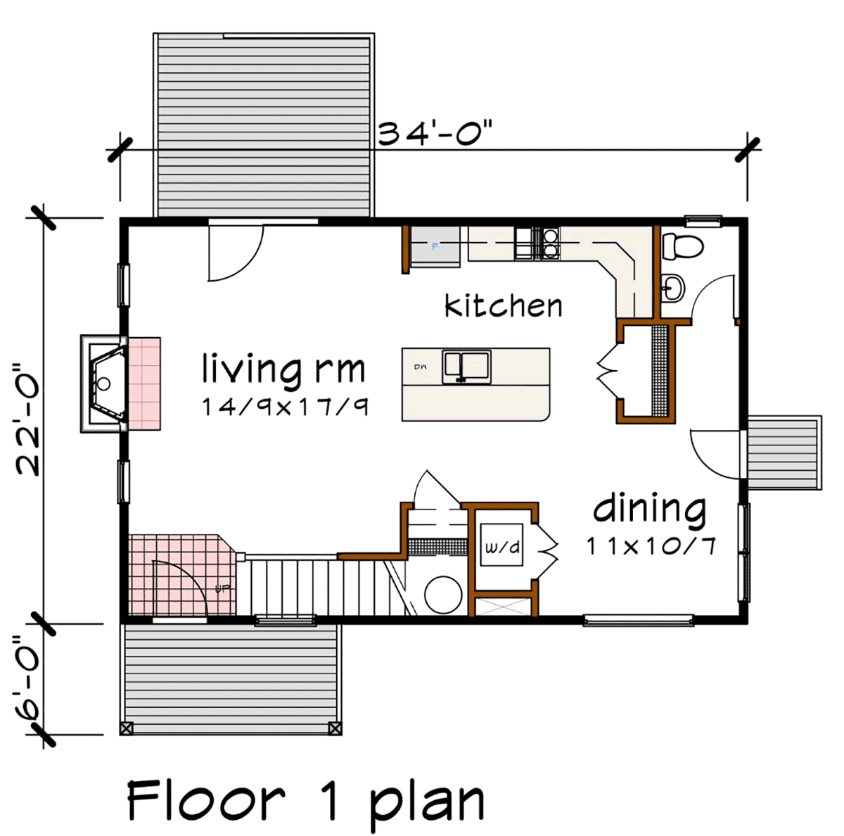 House Plan 75567 Level One