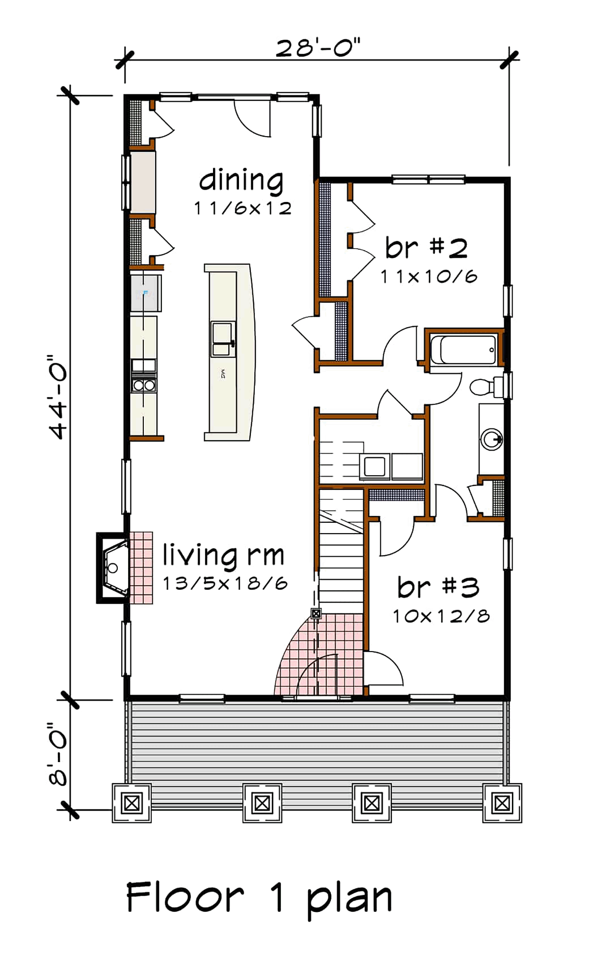 House Plan 75581 Level One