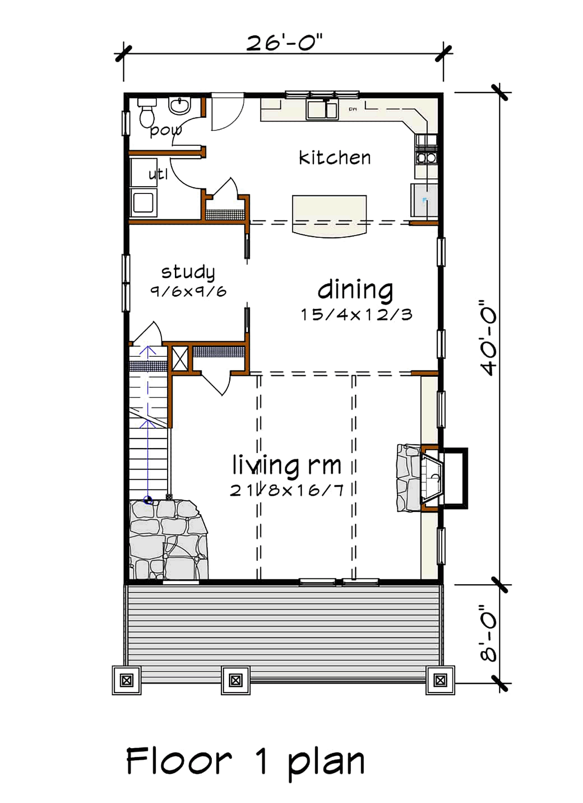 Plan 75595 | Craftsman Cottage Neighborhood Plan #75595 has 1986