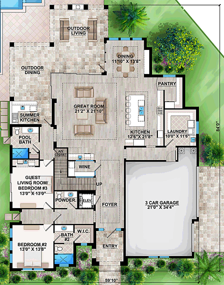 First Level Plan