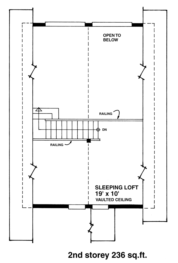 House Plan 76009 Level Two