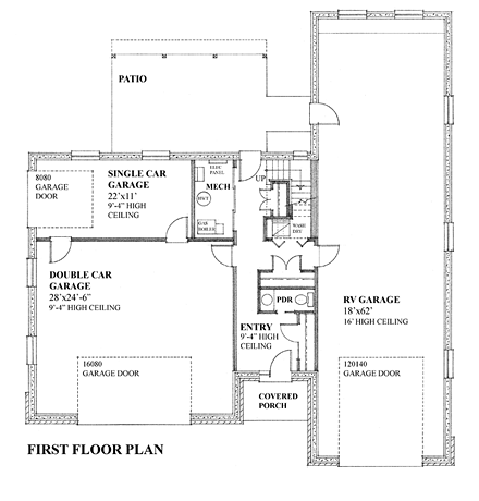 First Level Plan