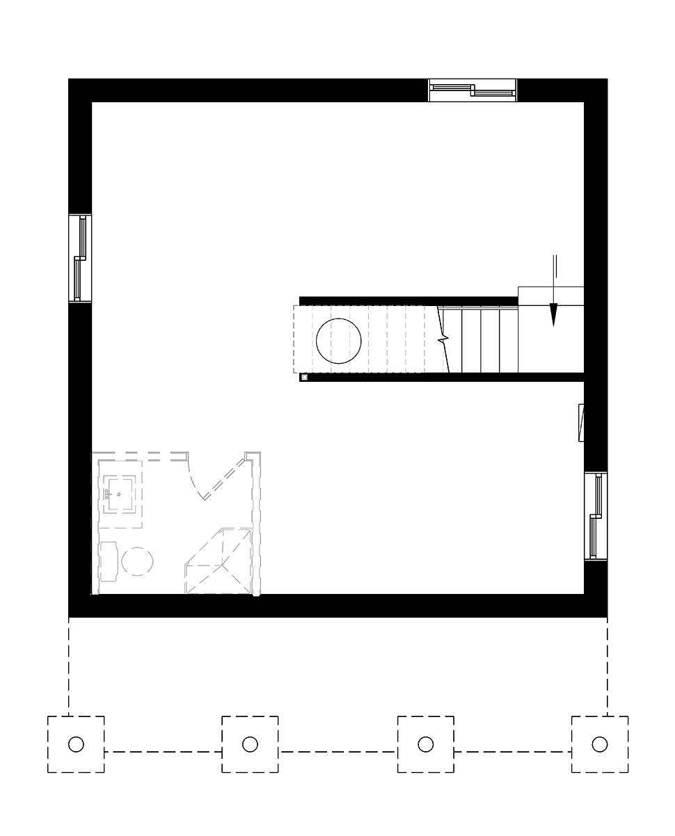 House Plan 76472 Lower Level