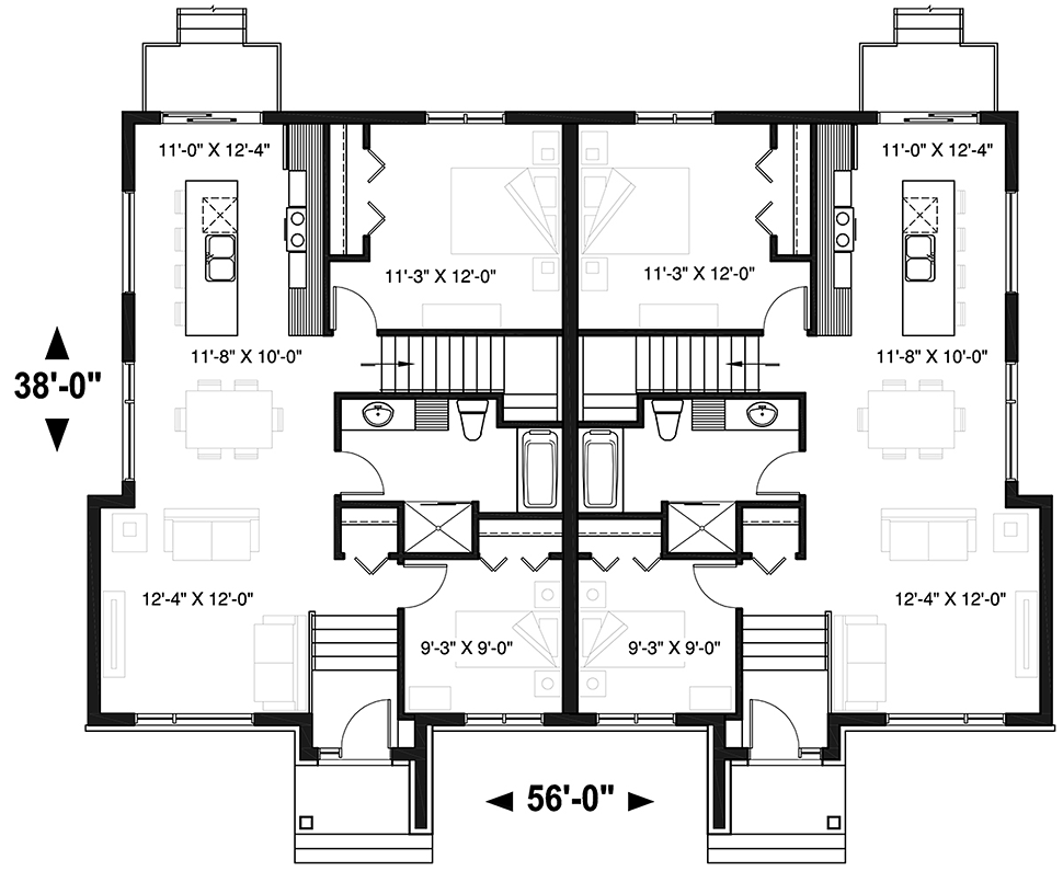 Multi-Family Plan 76534 Level One