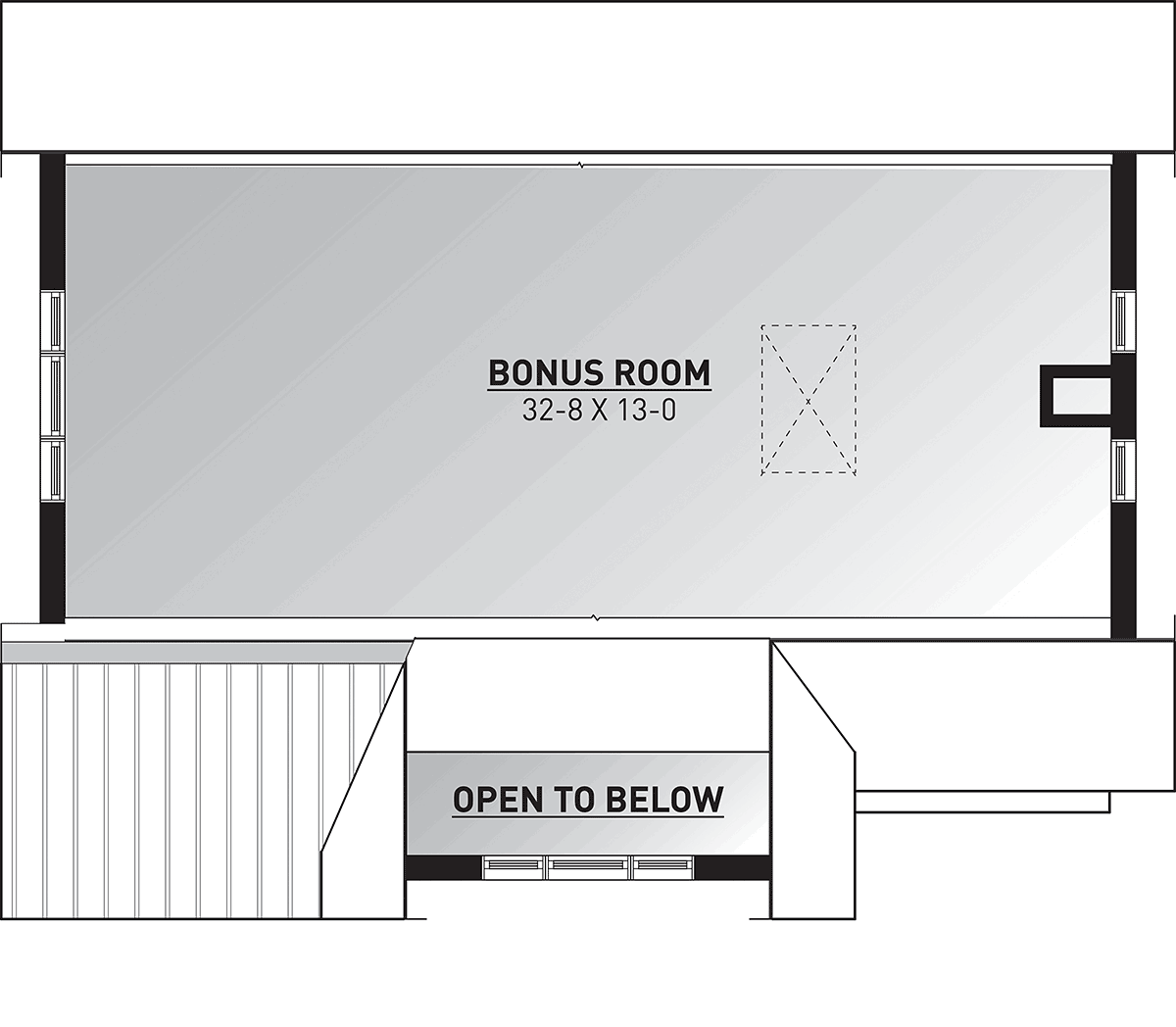 Garage Plan 76560 - 1 Car Garage Level Two