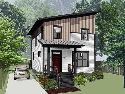 Plan 76614 - 1457 Square Feet