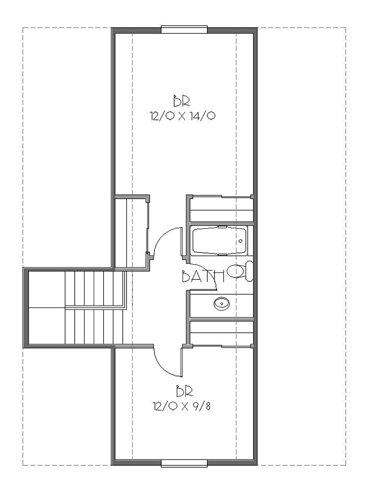 House Plan 76833 Level Two