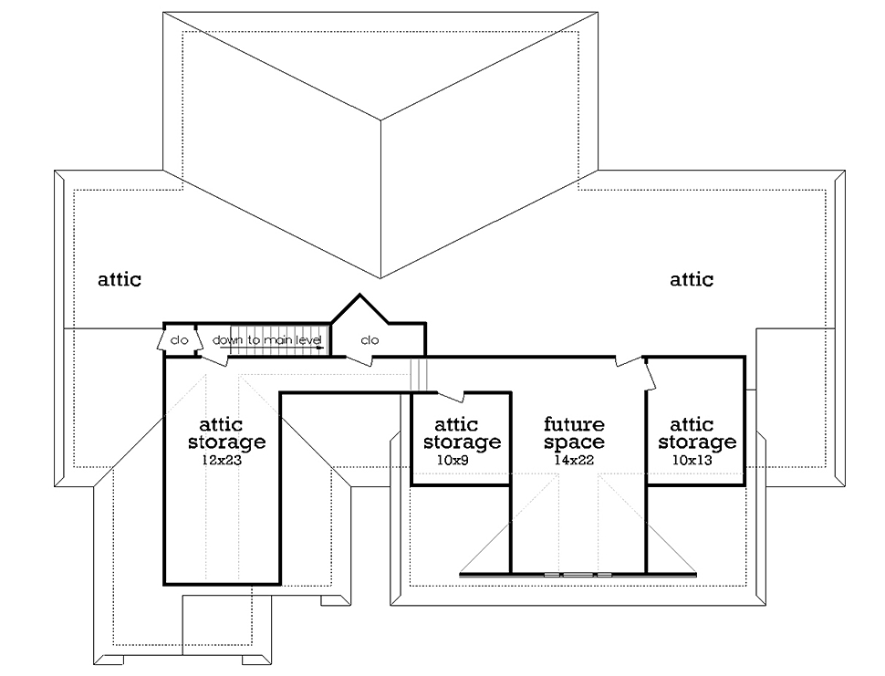 House Plan 76933 Level Two