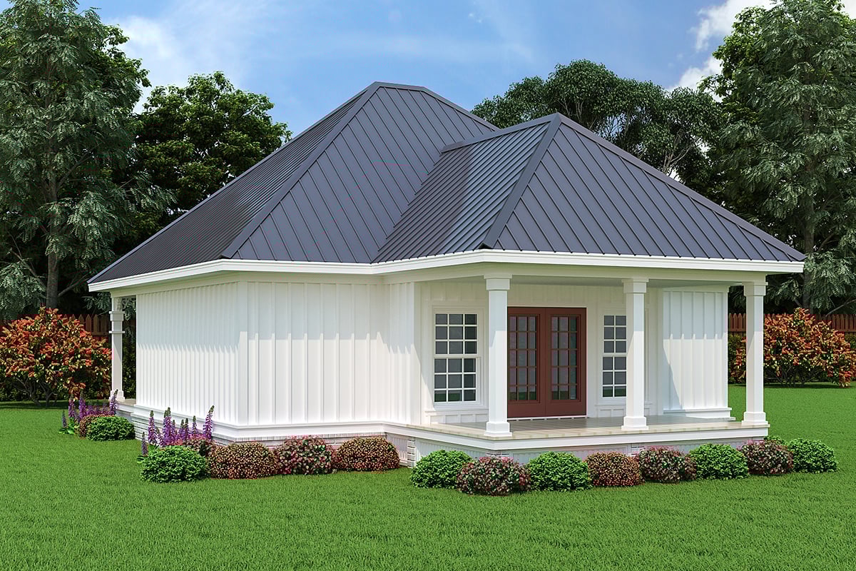 House Plan 76946 Rear Elevation