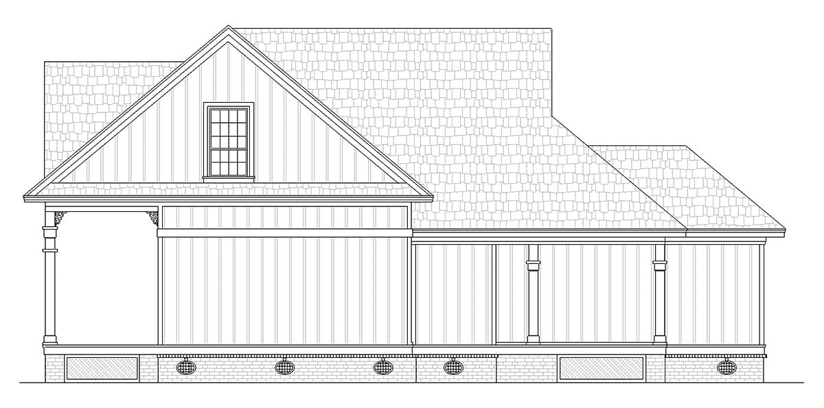 Cottage, Southern Plan with 1082 Sq. Ft., 2 Bedrooms, 2 Bathrooms Picture 2